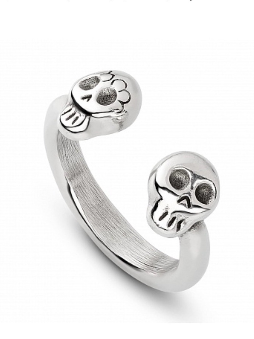 UNO de 50  Logo Band Ring - Silver plated